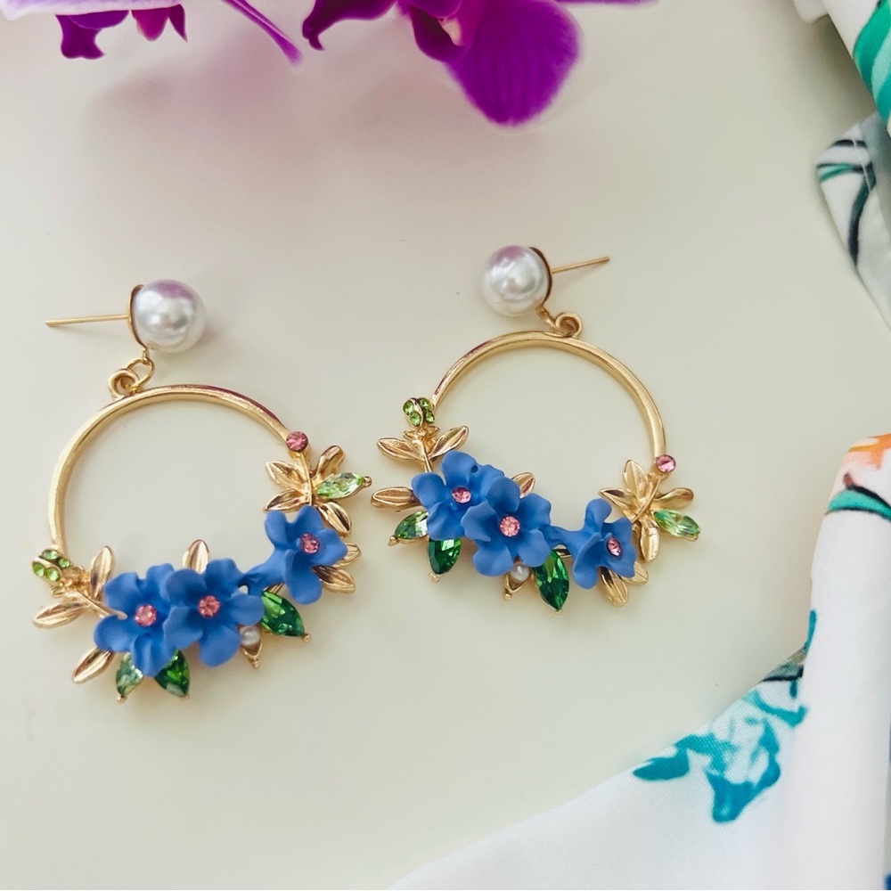 New Artistic Flower Earrings